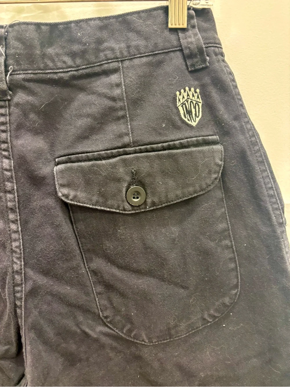 JNCO Vintage Y2K Black Flat Front Men's Shorts